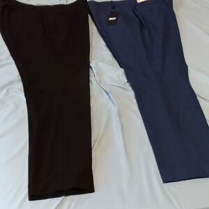 DKNY Women's Black and Blue Pants Set